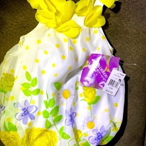 0-3 month flower dress